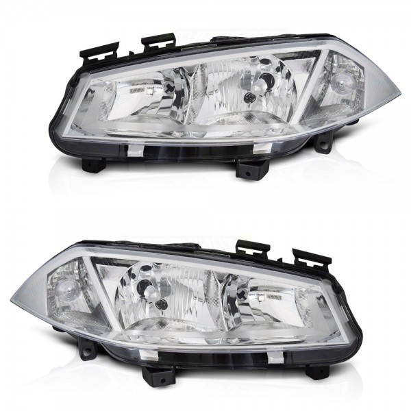 Scheinwerfer Halogen Set für Renault Megane II 2 Bj. 02-06 für LWR H1 H7 TYC