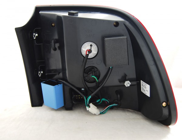 LED Rückleuchten für Porsche Cayenne 955 9PA Bj. 02-07 Rot/Chrom