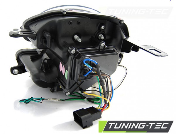 Scheinwerfer LED Tagfahrlicht Optik für Mini One Cooper Bj. 06-14 Schwarz LTI