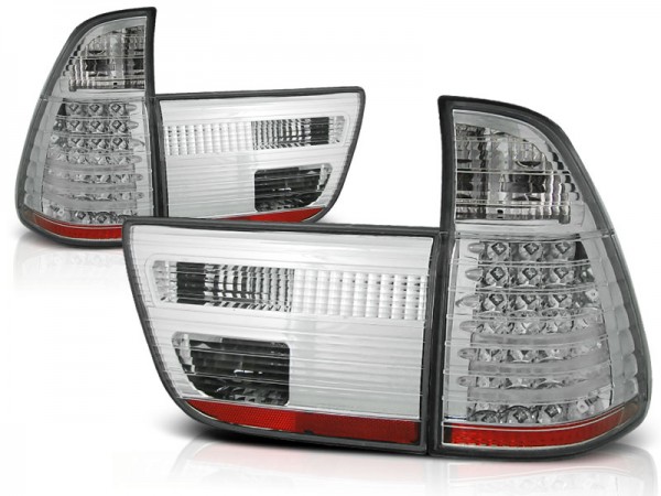 LED Rückleuchten für BMW X5 E53 Bj. 99-03 Chrom