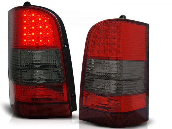 LED Rückleuchten für Mercedes Vito W638 Bj. 96-03 Rot/Smoke