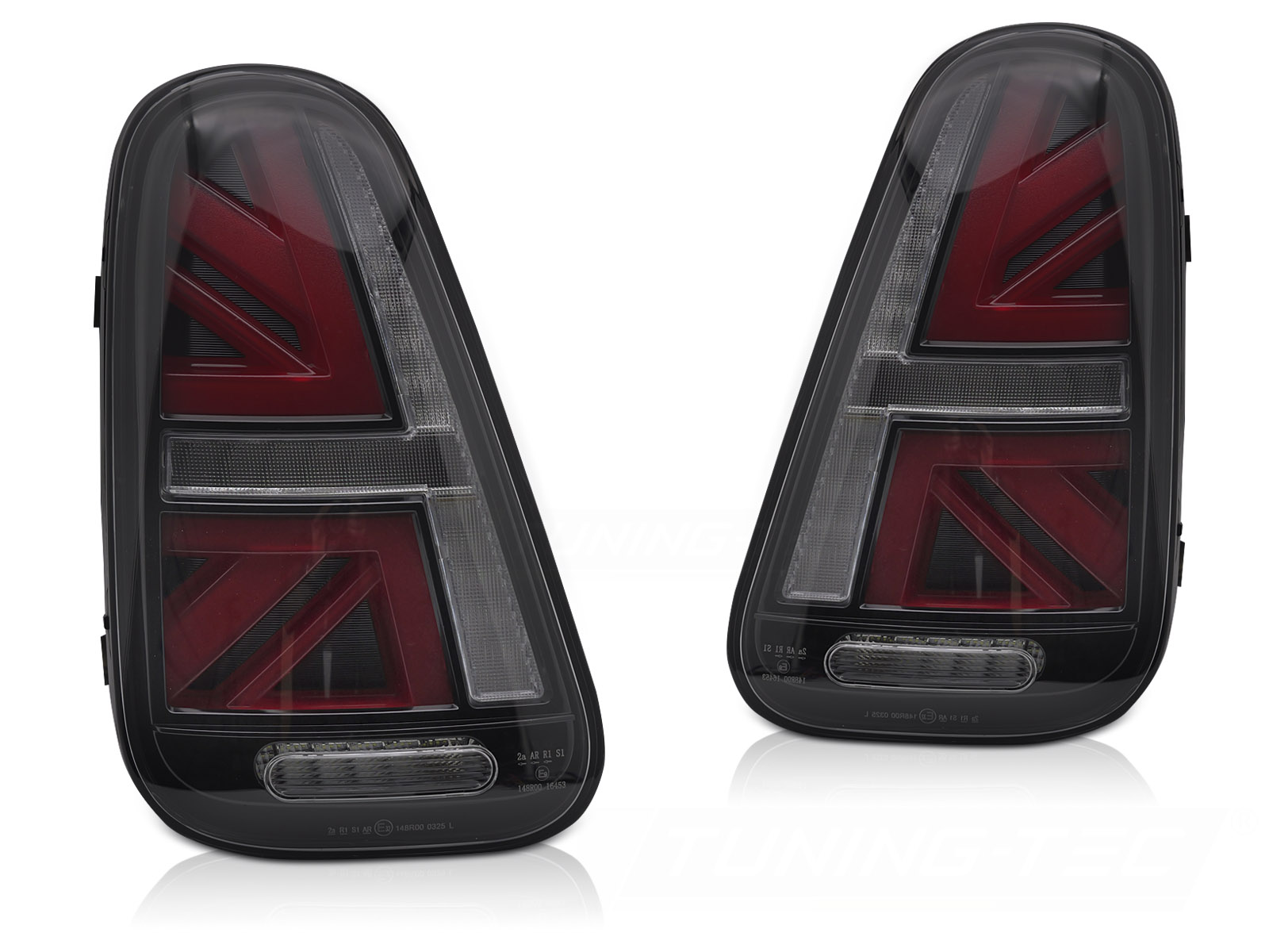 LED Rückleuchten für Mini Cooper R50 R52 R53 Bj. 01-06 Smoke Union Jack Design