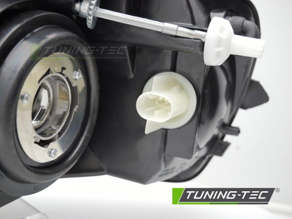 Scheinwerfer Halogen Links für Opel Astra G Bj. 98-05 Schwarz LWR H7 HB3 TYC