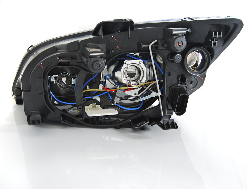 Scheinwerfer Angel Eyes für Ford Focus 2 Bj. 04-08 Schwarz