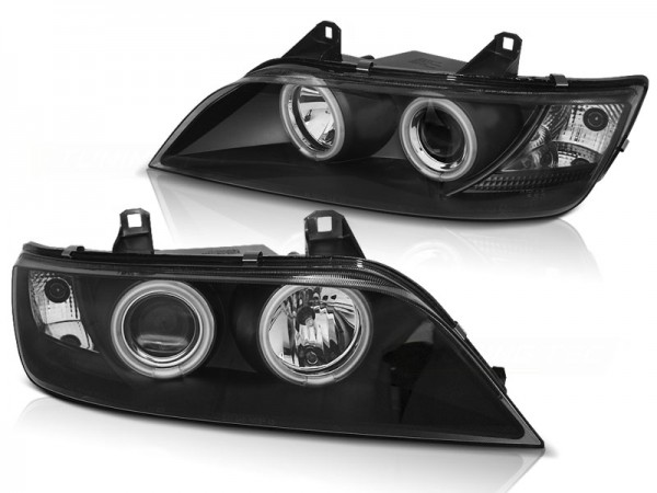 Scheinwerfer CCFL Angel Eyes für BMW Z3 Roadster Bj. 96-02 Schwarz