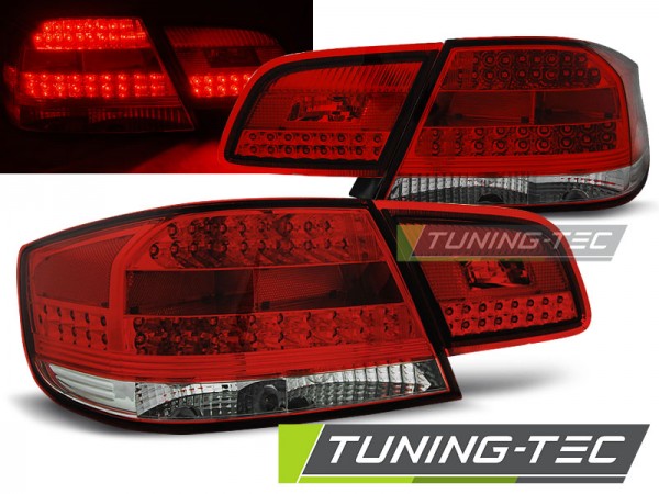 LED Rückleuchten für BMW E92 Coupe Bj. 06-10 Rot/Chrom