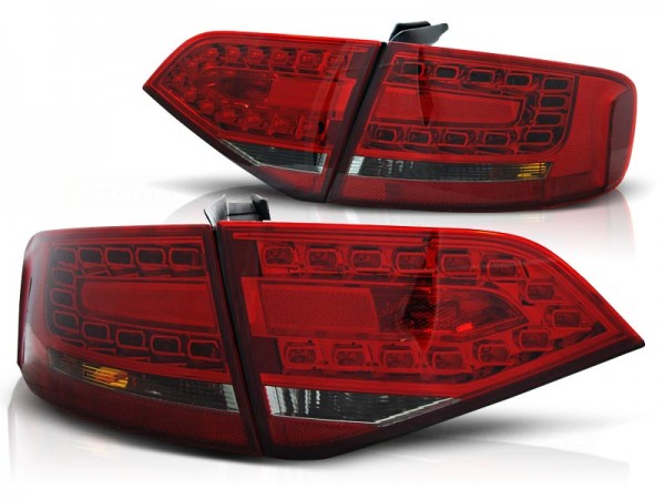 LED Rückleuchten für Audi A4 B8 (8K) Limo Bj. 08-11 Rot/Smoke