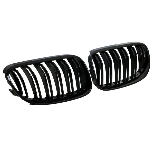 Nieren Kühlergrill für BMW E92 E93 LCI Bj. 2010-2013 Schwarz Doppelsteg Klavierlack