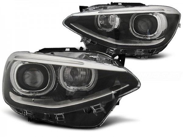 Scheinwerfer DRL LED Tagfahrlicht für BMW 1er F20 F21 Bj. 11-14 Schwarz