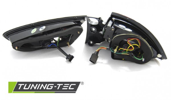 LED Rückleuchten für Seat Leon 1P1 Facelift Bj. 09-12 Schwarz