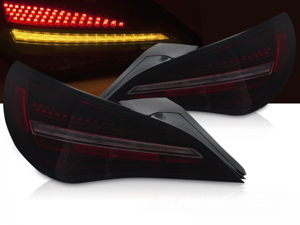 Voll LED Rückleuchten für Mercedes CLA C117 Bj. 13-19 Rot Smoke OE LED