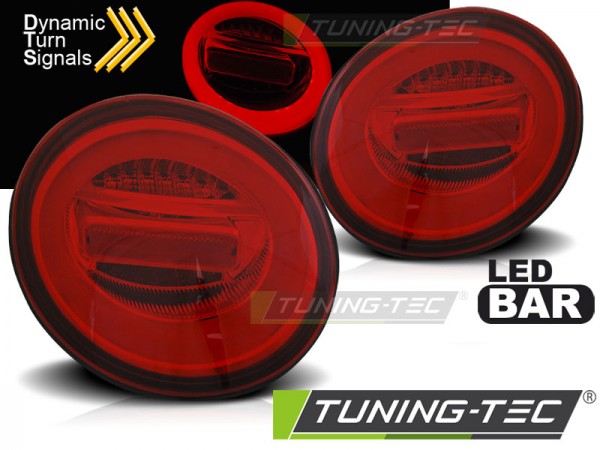 LED Lightbar Rückleuchten für VW New Beetle Bj. 98-05 Rot dynamischer Blinker