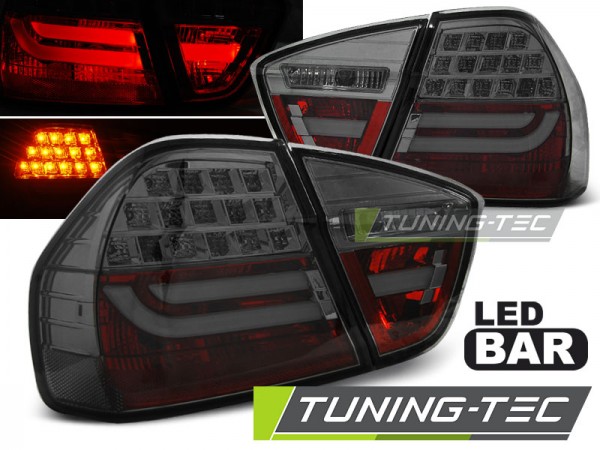 LED Lightbar Rückleuchten für BMW E90 Limo Bj. 05-08 Smoke