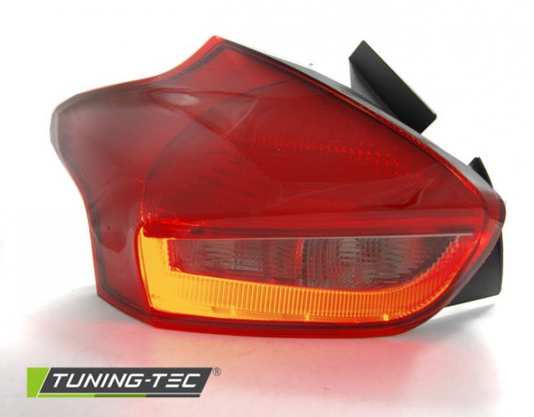 LED Lightbar Rückleuchten für Ford Focus MK3 Bj. 15-18 Rot/Smoke