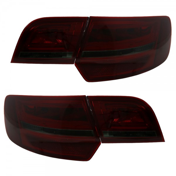 LED Lightbar Rückleuchten für Audi A3 8P Sportback Bj. 04-08 Rot/Smoke
