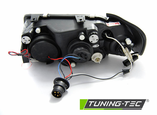 Scheinwerfer CCFL Angel Eyes für Audi A3 8L Bj. 96-00 Schwarz
