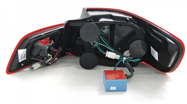 LED Rückleuchten für BMW E92 Coupe Bj. 06-10 Rot/Chrom