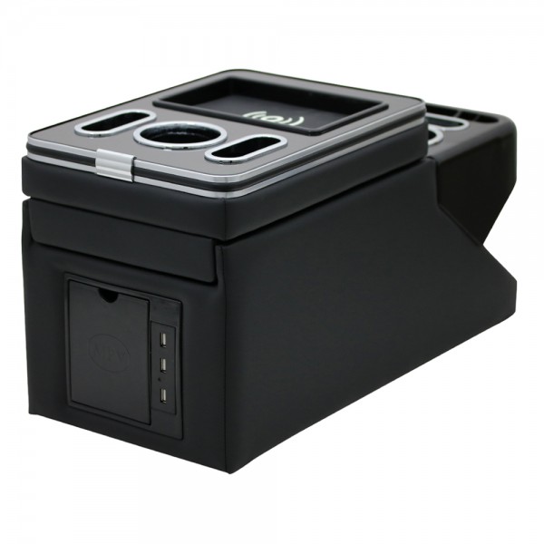 Staufach Mittelkonsole für Mercedes Vito / V-Klasse W447 mit LED Beleuchtung USB und Induktion