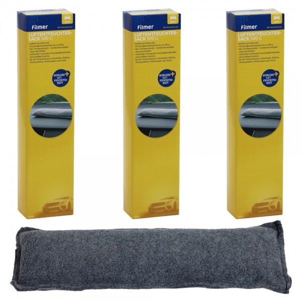 3x 500g Luftentfeuchter Entfeuchter Granulat Auto KFZ Haus Wohnwagen und Keller