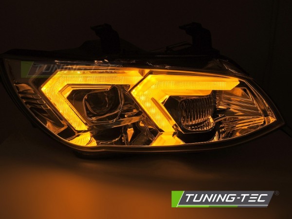 Xenon Scheinwerfer LED Tagfahrlicht für BMW E92 E93 ohne AFS Bj. 10-13 Chrom