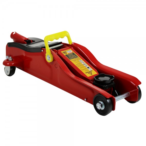 PKW Rangier Wagenheber Rot 8,5cm flach 2T Low Profile tiefergelegte Fahrzeuge