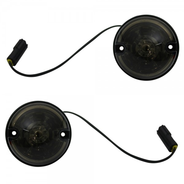 LED Tagfahrlicht Set für Land Rover Defender TD4 TD5 Bj. 1990-2016 Smoke