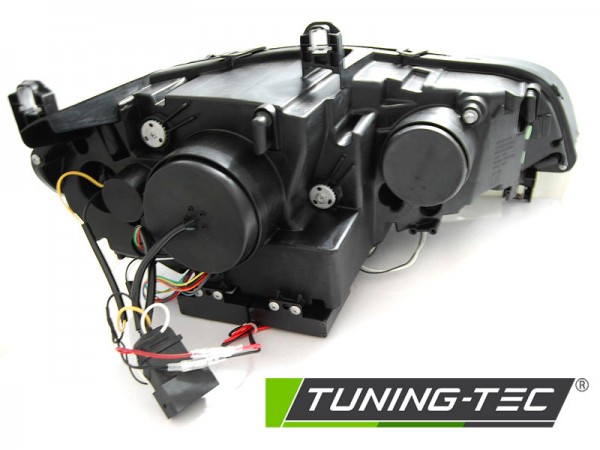 Xenon Scheinwerfer DRL LED Tagfahrlicht für BMW X5 E70 Bj. 07-10 Schwarz AFS