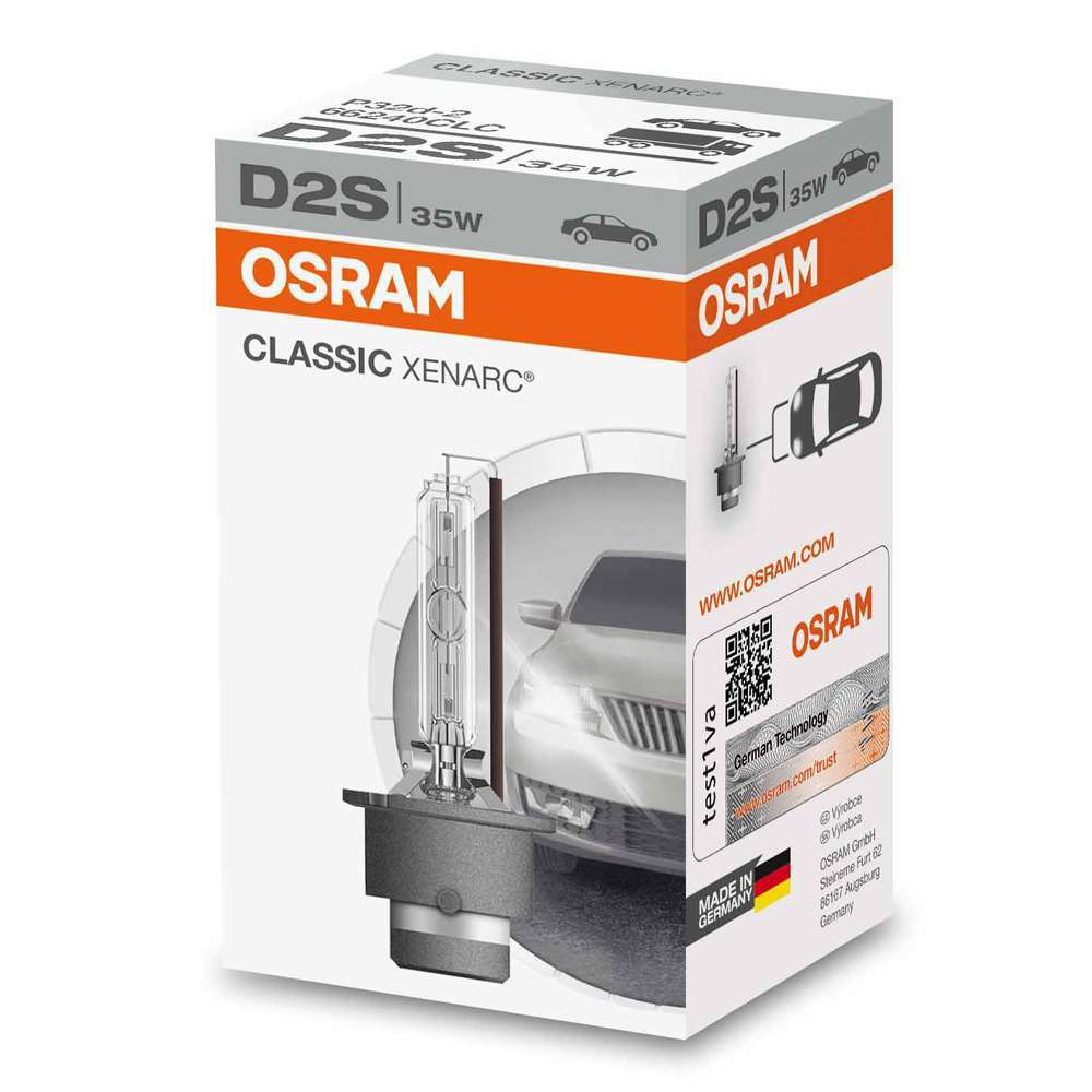 OSRAM D2S 35W 66240CLC CLASSIC XENARC Xenon Brenner 4150K, D2S, Leuchtmittel Xenon, Beleuchtung