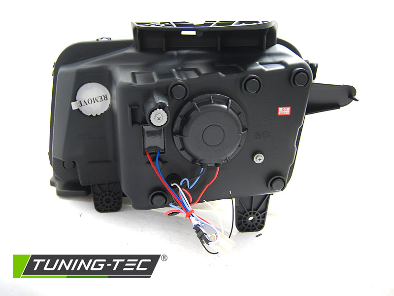 Scheinwerfer LED Tagfahrlicht Optik für Chevrolet Camaro Bj. 09-13 Schwarz LTI