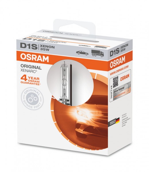 OSRAM D1S 35W 66140 Original XENARC Softcover Box Xenon Brenner 4300K