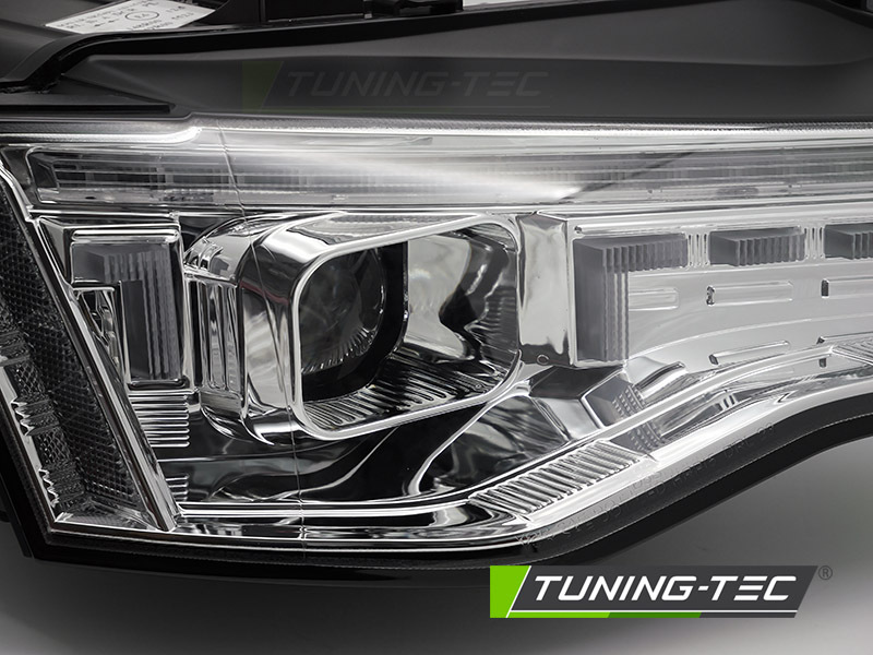Xenon Scheinwerfer DRL LED Tagfahrlicht für Audi A5 8T 8F Facelift Bj. 11-16 Chrom