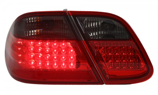LED Rückleuchten für Mercedes CLK W208 Bj. 97-02 Rot/Smoke