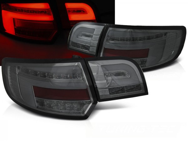 Voll LED Lightbar Rückleuchten für Audi A3 8P Sportback Bj. 08-12 Smoke dynamischer Blinker