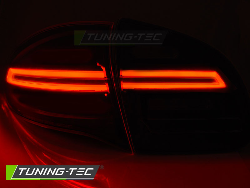 Voll LED Lightbar Rückleuchten für Porsche Cayenne 958 92A Bj. 10-14 Smoke