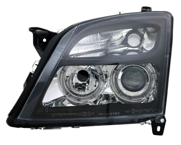 Scheinwerfer Angel Eyes für Opel Vectra C / Signum Bj. 02-05 Schwarz