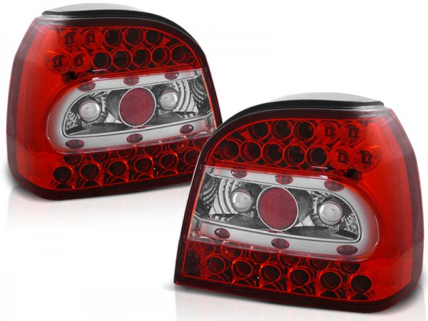 LED Rückleuchten für VW Golf 3 (III) Limo Bj. 91-98 Rot
