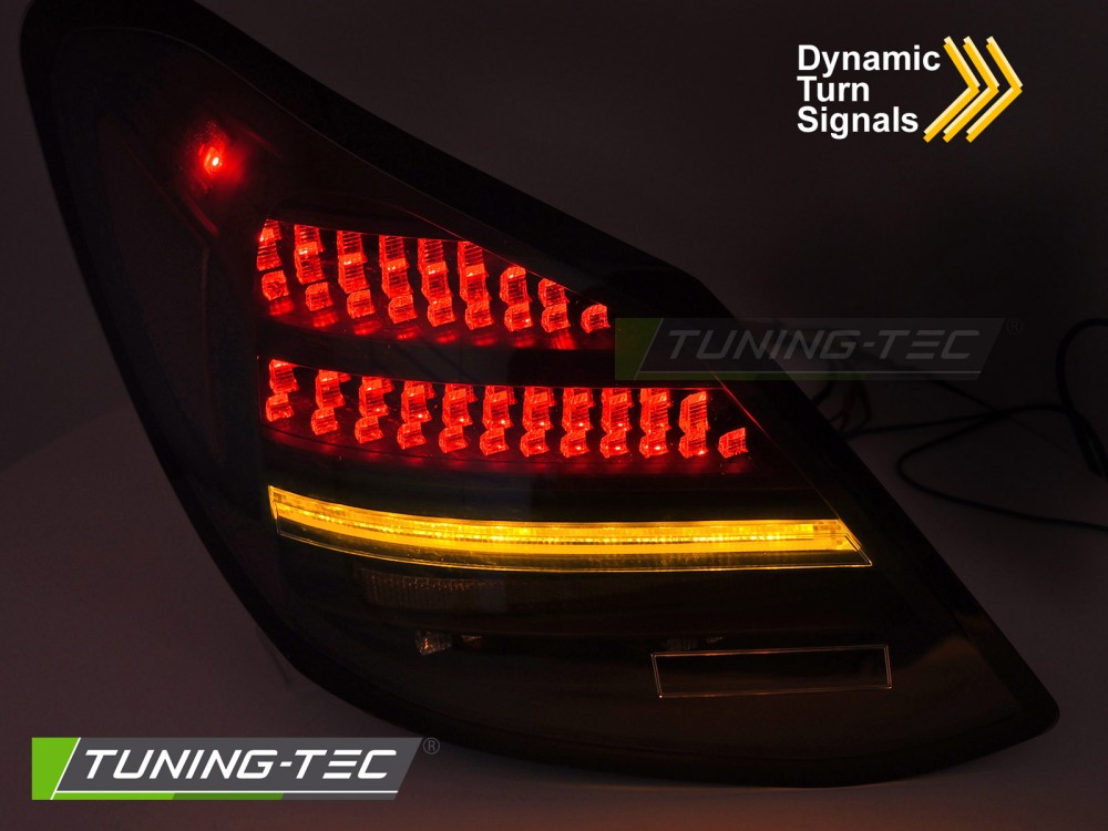 Voll LED Rückleuchten für Mercedes C-Klasse W205 Limo Bj. 14-21 Schwarz Chrom OE LED
