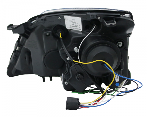 Scheinwerfer LED Tagfahrlicht Optik für Opel Vectra C / Signum Bj. 02-05 Schwarz