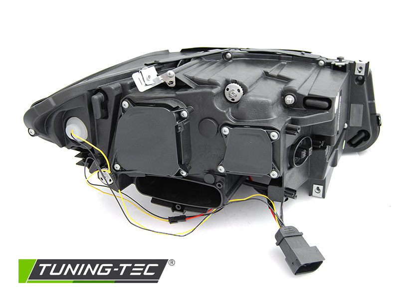 Xenon Scheinwerfer DRL LED Tagfahrlicht für BMW 5er F10 F11 LCI Facelift Bj. 13-16 Schwarz