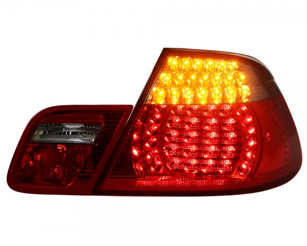 LED Rückleuchten für BMW E46 Cabrio Bj. 00-03 Rot/Smoke
