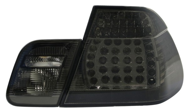 "Bundle 6" Scheinwerfer Angel Eyes + LED Rückleuchten für BMW E46 Limo Bj. 01-05