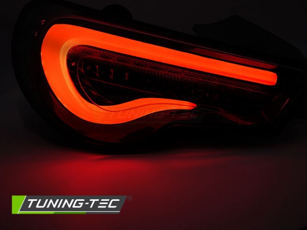 LED Lightbar Rückleuchten für Toyota GT86 Bj. 12-21 Rot/Weiß dynamischer Blinker