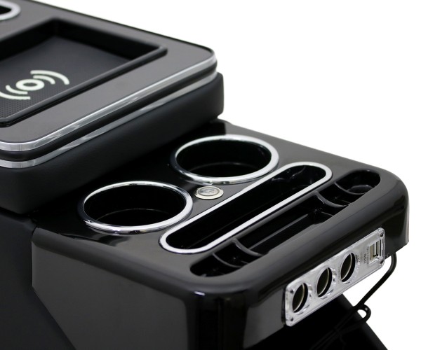 Staufach Mittelkonsole für Mercedes Vito / V-Klasse W447 mit LED Beleuchtung USB und Induktion