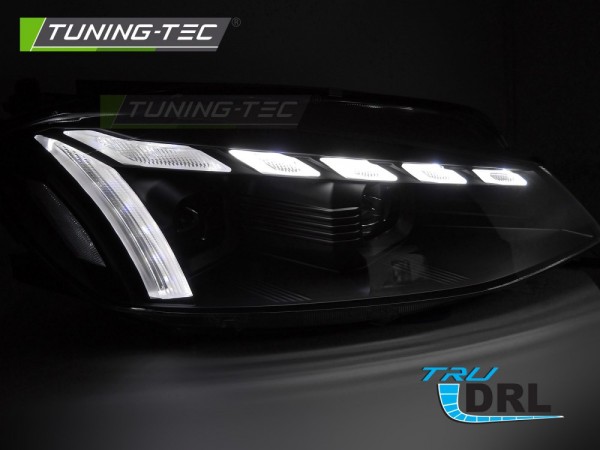 Voll LED Scheinwerfer Tagfahrlicht für VW Golf 7.5 VII Facelift Bj. 17-20 Schwarz