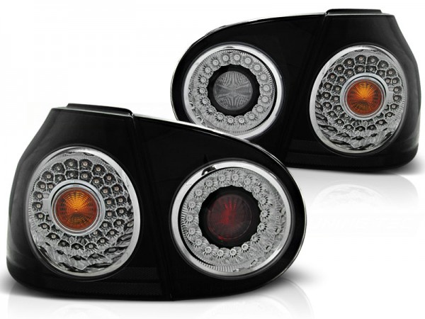 LED Rückleuchten für VW Golf 5 (V) Limo Bj. 03-09 Schwarz