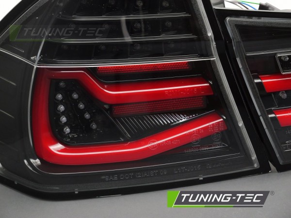 Voll LED Lightbar Rückleuchten für BMW E90 LCI Limo Bj. 08-12 Schwarz