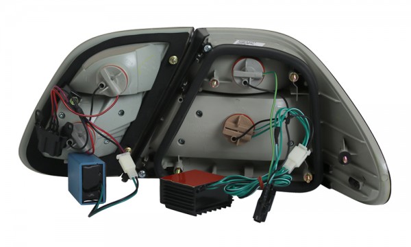 LED Rückleuchten für Mercedes CLK W208 Bj. 97-02 Smoke