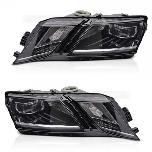 Scheinwerfer LED Set für Skoda Octavia 3 5E Facelift Bj. 17-21 Stellmotor TYC