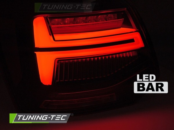 LED Lightbar Rückleuchten für VW Polo 6R 6C Bj. 09-17 Smoke