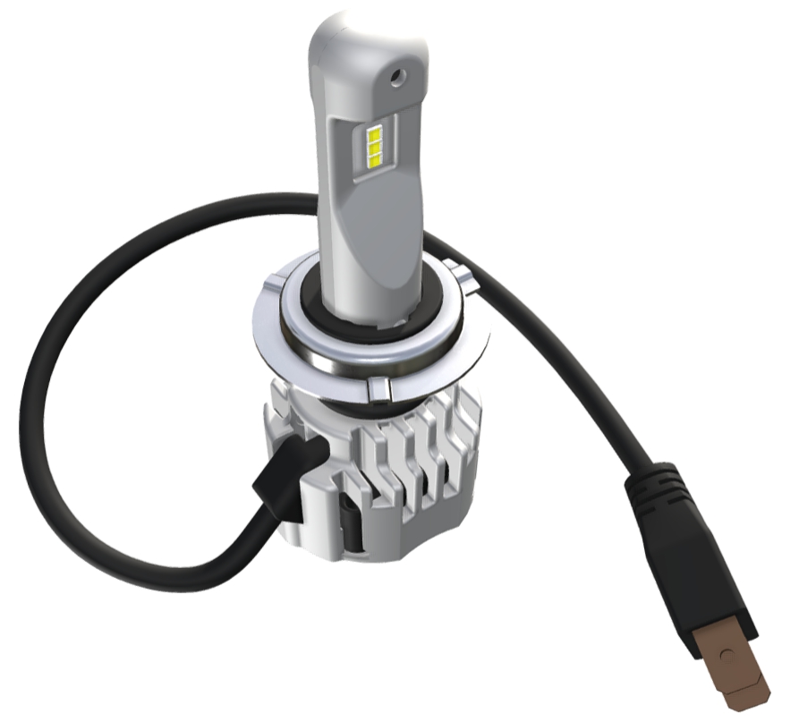 OSRAM Night Breaker H7 LED Nachrüstlampen + Adapter für VW Crafter